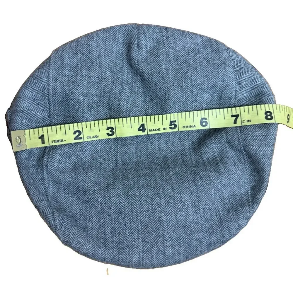 JANIE AND JACK New’s Boy Wool Gray Herringbone Cap Wedding Photoshoot Size 2-3